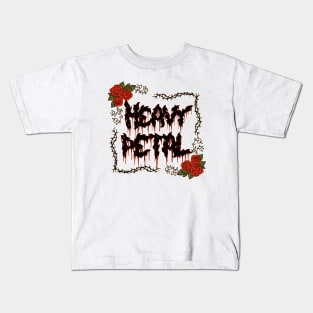 Heavy metal petal Kids T-Shirt